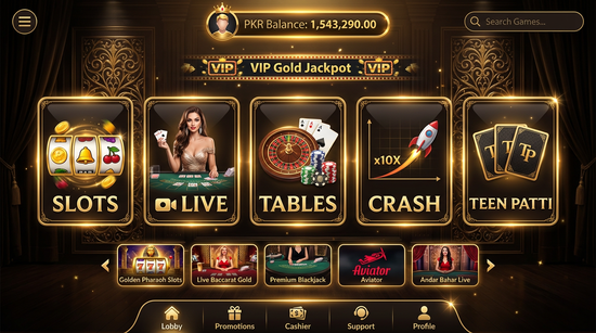 Main screen of 7F777 Game casino page for PK players